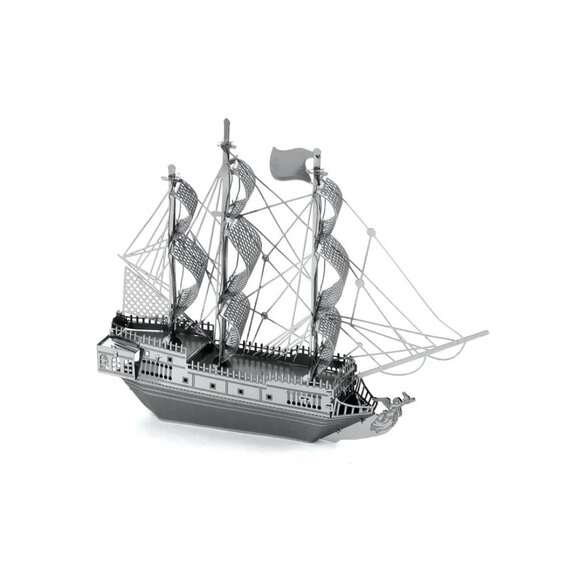 Fascinations Metal Earth The Black Pearl Model Kit Steel Model MMS012 - Picture 3 of 5